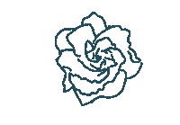 Flower Needlepoint Sticker by Penny Linn Designs