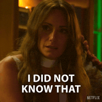 I Didnt Know GIF by NETFLIX