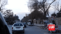 Paramedics Rush Injured to Hospital After Kabul Roadside Bombing