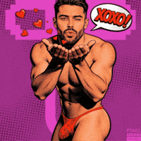 Pixel Kiss GIF