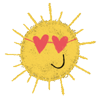 meredithaaanne happy sun pizza stars Sticker