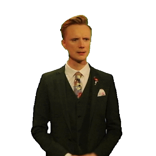 owainwynevans confused thinking bbc think Sticker
