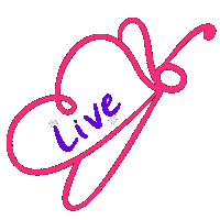 Life Text Sticker