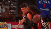 Nba Playoffs Hug GIF by NBA