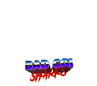 Bad_CGI_Sharks movie no vhs bad Sticker