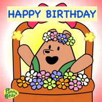 Birthday Flower GIF