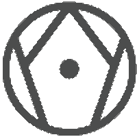 Pentamoo logo rotate pentamoo Sticker
