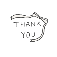hiyoca_ thanks thankyou ribbon ありがとう Sticker