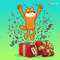 Confetti Jumping GIF by BONK