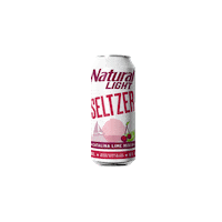 Natural-Light-Beer party summer cherry lime Sticker