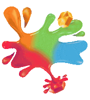 Neon Explosion Sticker by Gushers