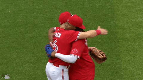 Major League Baseball Hug GIF by MLB