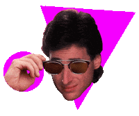 Excuse Me No Sticker by Bubble Punk