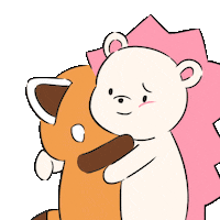 I Love You Hug Sticker by PlayDappTown