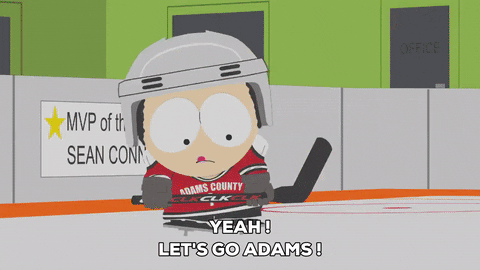 hockey adams GIF by South Park 