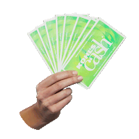 rewarding make it rain Sticker by Kohl's