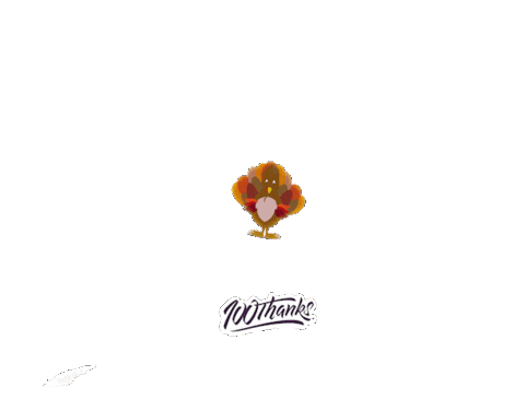 Happy Thanksgiving Thanksgivingday Sticker by 100Thanks