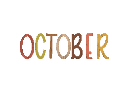 Fall October Sticker