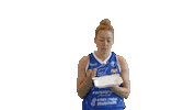 Basketball Eating Sticker by Basket_fi