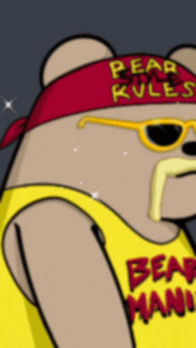 Hulk Hogan Wrestling GIF by SuperRareBears