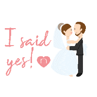 Wedding Dress Sticker by Nicole Milano