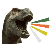 Walking With Dinosaurs Dinosaur Sticker by PBS