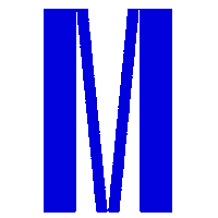 University M Sticker by @nosimmuni