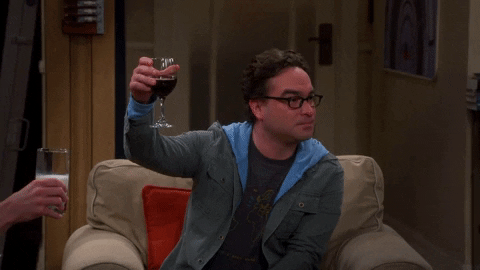 Season 8 Cheers GIF by The Big Bang Theory