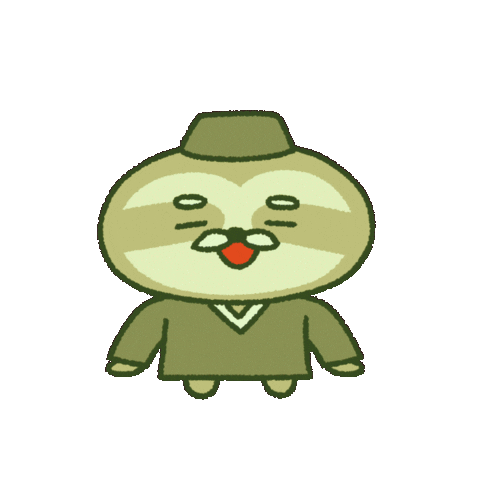 neusik dancing sloth 댄스 나무늘보 Sticker