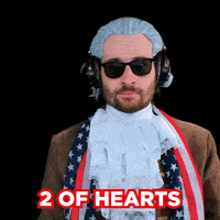 Red 2 Two Hearts GIF