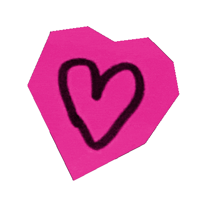 Paper Heart Love Sticker