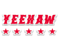 Happy Cowboy Sticker