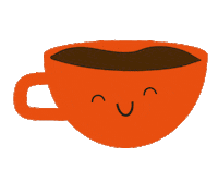 Happy Coffee Sticker