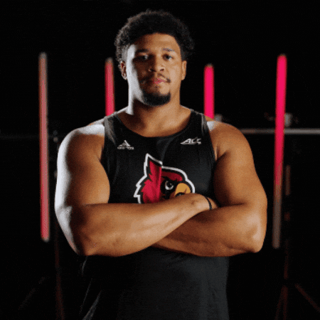 Track Field Go Cards GIF by Louisville Cardinals