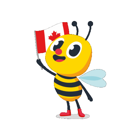 BrightPathKids giphygifmaker flag canada freedom Sticker