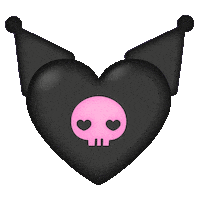 Heart Pink Sticker by Sanrio Korea