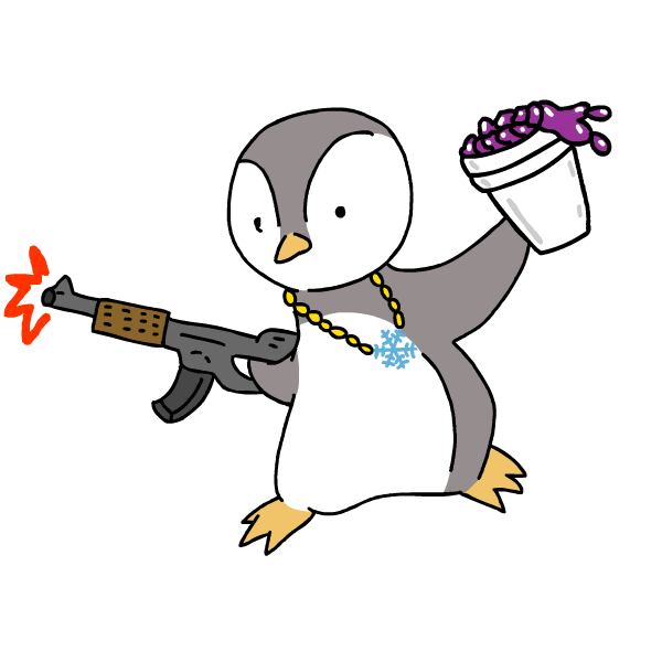 Little Penguin Winter Sticker by Thomas (Tommy) Kastrati