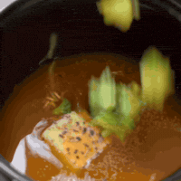 Satisfying Lets Eat GIF by Rice Robot