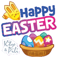 Easter Pascua Sticker by Kty&Pili