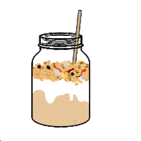 samnfood dessert milk organic baking Sticker