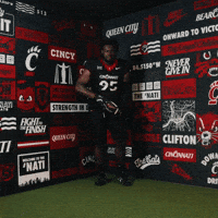 Cincinnati Football GIF by Cincinnati Bearcats
