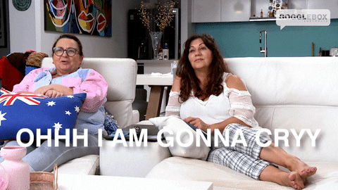 Sad Cry GIF by Gogglebox Australia