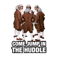 Teams Huddle Up Sticker