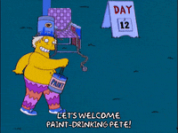 episode 15 paint-drinking pete GIF
