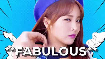 hong jin young hair flip GIF
