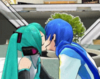 Hatsune Miku Kiss GIF