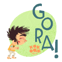 kokoakgara jump up arriba salto Sticker