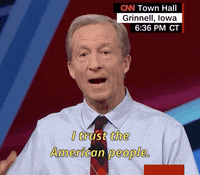 Town Hall Tom Steyer GIF