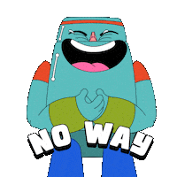 No Way Smile Sticker by Nexio