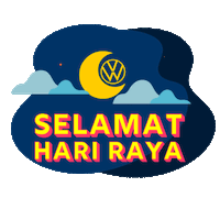 Eat Hari Raya Sticker by Volkswagen Malaysia